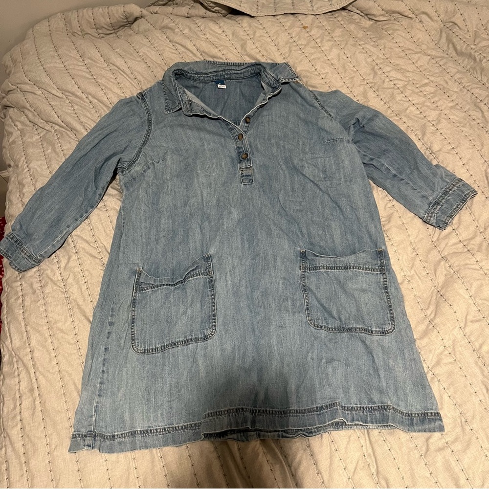 Old Navy Light Blue Denim Dress